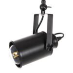 ΦΩΤΙΣΤΙΚΟ ΟΡΟΦΗΣ ΚΡΕΜΑΣΤΟ HM4124 3-ΦΩΤΟ ΜΑΥΡΟΙ ΜΕΤΑΛΛΙΚΟΙ ΠΡΟΒΟΛΕΙΣ 70,5x14x50Υεκ - Image 5