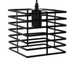 ΦΩΤΙΣΤΙΚΟ ΟΡΟΦΗΣ ΚΡΕΜΑΣΤΟ HM4131 ΜΑΥΡΟ ΜΕΤΑΛΛΙΚΟ ΚΑΠΕΛΟ 16x16x124Υεκ. - Image 5