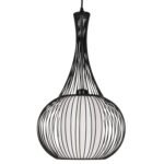 ΦΩΤΙΣΤΙΚΟ ΟΡΟΦΗΣ ΚΡΕΜΑΣΤΟ HM4132 ΜΑΥΡΟ ΜΕΤΑΛΛΙΚΟ Φ30x50Υεκ. - Image 3