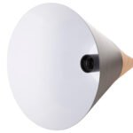 ΦΩΤΙΣΤΙΚΟ ΟΡΟΦΗΣ ΚΡΕΜΑΣΤΟ HM4148 ΜΑΥΡΟ ΜΕΤΑΛΛΙΚΟ ΚΑΠΕΛΟ-ΞΥΛΟ Φ22x115Υ εκ. - Image 6