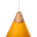 ΦΩΤΙΣΤΙΚΟ ΟΡΟΦΗΣ ΚΡΕΜΑΣΤΟ HM4151 ΚΙΤΡΙΝΟ ΜΕΤΑΛΛΙΚΟ ΚΑΠΕΛΟ Φ21,5x115Υ εκ. - Image 4