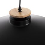 ΦΩΤΙΣΤΙΚΟ ΟΡΟΦΗΣ ΚΡΕΜΑΣΤΟ HM4159.01 ΜΑΥΡΟ ΜΕΤΑΛΛΙΚΟ ΚΑΠΕΛΟ Φ40x116Υεκ - Image 5