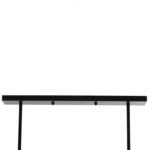 ΦΩΤΙΣΤΙΚΟ ΟΡΟΦΗΣ ΚΡΕΜΑΣΤΟ HM4179 ΜΑΥΡΟ ΜΕΤΑΛΛΙΚΟ 4-ΦΩΤΟ 78x30,5x26Υεκ. - Image 6