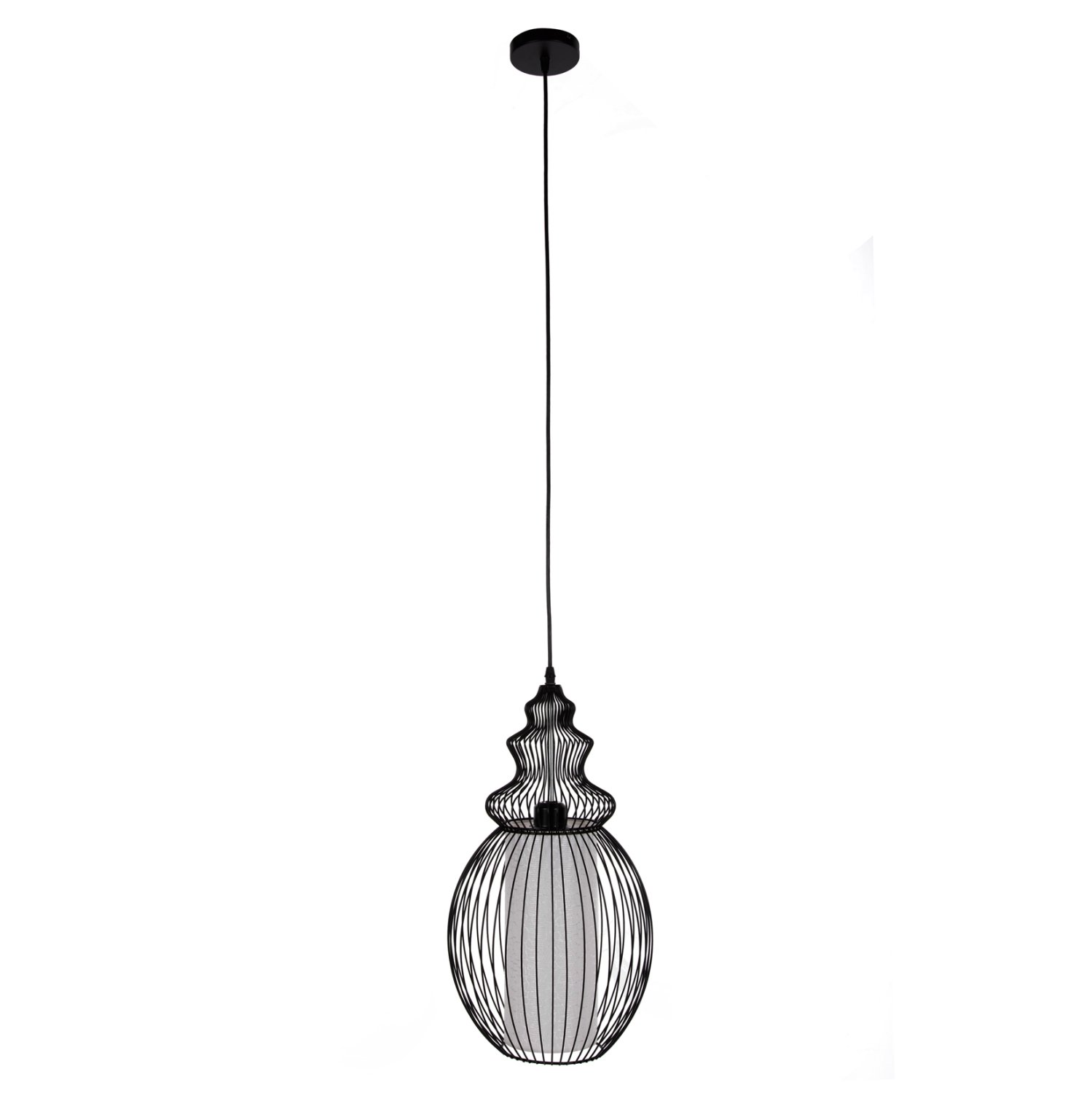 fotistiko-orofis-kremasto-fb94184-mayro- ΦΩΤΙΣΤΙΚΟ ΟΡΟΦΗΣ ΚΡΕΜΑΣΤΟ HM4184 ΜΑΥΡΟ ΜΕΤΑΛΛΟ 26x26x125Υεκ. - Image 1