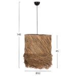 ΦΩΤΙΣΤΙΚΟ ΟΡΟΦΗΣ ΚΡΕΜΑΣΤΟ HM7821 SEAGRASS ΣΕ ΦΥΣΙΚΟ ΧΡΩΜΑ Φ32x45-140Υεκ. - Image 2