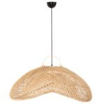 ΦΩΤΙΣΤΙΚΟ ΟΡΟΦΗΣ ΚΡΕΜΑΣΤΟ PERK HM7861 RATTAN ΣΕ ΦΥΣΙΚΟ ΧΡΩΜΑ 100x80x142Υ εκ. - Image 3