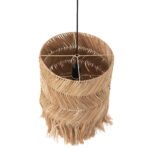 ΦΩΤΙΣΤΙΚΟ ΟΡΟΦΗΣ ΚΥΛΙΝΔΡΙΚΟ ΑΠΟ ΑΜΠΑΚΑ ΣΕ ΦΥΣΙΚΟ ΧΡΩΜΑ 35x35x50Υεκ.HM7756 - Image 4