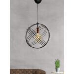 ΦΩΤΙΣΤΙΚΟ ΟΡΟΦΗΣ ΜΕΤΑΛΛΙΚΟ ΜΑΥΡΟ HM7505.01 30x60 εκ. - Image 3