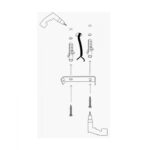 ΦΩΤΙΣΤΙΚΟ ΟΡΟΦΗΣ ΜΕΤΑΛΛΙΚΟ ΜΕ ΧΡΥΣΟ ΣΚΕΛΕΤΟ ΚΑΙ ΛΕΥΚΟ ΓΥΑΛΙ HM7262 44Χ15Χ28 εκ. - Image 6