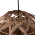 ΦΩΤΙΣΤΙΚΟ ΟΡΟΦΗΣ ΣΦΑΙΡΙΚΟ ΑΠΟ ΙΝΕΣ ΑΜΠΑΚΑ ΣΕ ΦΥΣΙΚΟ 44x44x46-80Yεκ.HM7779 - Image 4