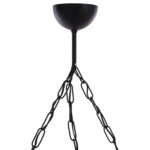 ΦΩΤΙΣΤΙΚΟ ΟΡΟΦΗΣ ΤΡΙΦΩΤΟ ΜΕ ΑΛΥΣΙΔΑ ΞΥΛΟ ΚΑΙ ΜΕΤΑΛΛΙΚΑ ΚΑΠΕΛΑ 50x12x60Y εκ.HM7699.01 - Image 5