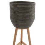 ΓΛΑΣΤΡΑ ΑΠΟ RATTAN ΚΑΙ BAMBOO HM7815 31x30x80Yεκ. ΦΥΣΙΚΟ - ΠΡΑΣΙΝΟ - Image 3