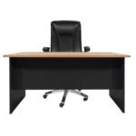 ΓΡΑΦΕΙΟ ΕΠΑΓΓΕΛΜΑΤΙΚΟ SIENNA 120x70x75Y-- HM2015.01 ΓΚΡΙ-ΟΞΙΑ - Image 4