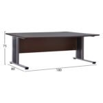 ΓΡΑΦΕΙΟ ΕΠΑΓΓΕΛΜΑΤΙΚΟ VALDEN HM2046.02 WENGE 180X80X75 - Image 2