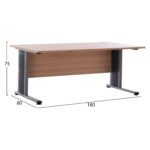 ΓΡΑΦΕΙΟ ΕΠΑΓΓΕΛΜΑΤΙΚΟ VALDEN HM2046.01 ΟΞΙΑ 180X80X75 - Image 2