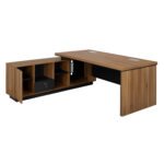 ΓΡΑΦΕΙΟ ΕΠΑΓΓΕΛΜΑΤΙΚΟ ΓΩΝΙΑ ΑΝΑΣΤΡΕΨΙΜΗ SUPREME 199X180X76 HM2347 - Image 3