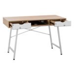 ΓΡΑΦΕΙΟ HM2128.01 SONAMA-ΛΕΥΚΟ ΜΕ ΛΕΥΚΟ ΜΑΤ ΣΚΕΛΕΤΟ 120Χ48Χ76,5 εκ. - Image 3