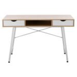 ΓΡΑΦΕΙΟ HM2128.01 SONAMA-ΛΕΥΚΟ ΜΕ ΛΕΥΚΟ ΜΑΤ ΣΚΕΛΕΤΟ 120Χ48Χ76,5 εκ. - Image 4