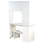 ΓΡΑΦΕΙΟ ΜΕ ΒΙΒΛΙΟΘΗΚΗ-ΡΑΦΙΕΡΑ STATUS ΛΕΥΚΟ HM2032.03 120x55,5x182,5 εκ. - Image 6