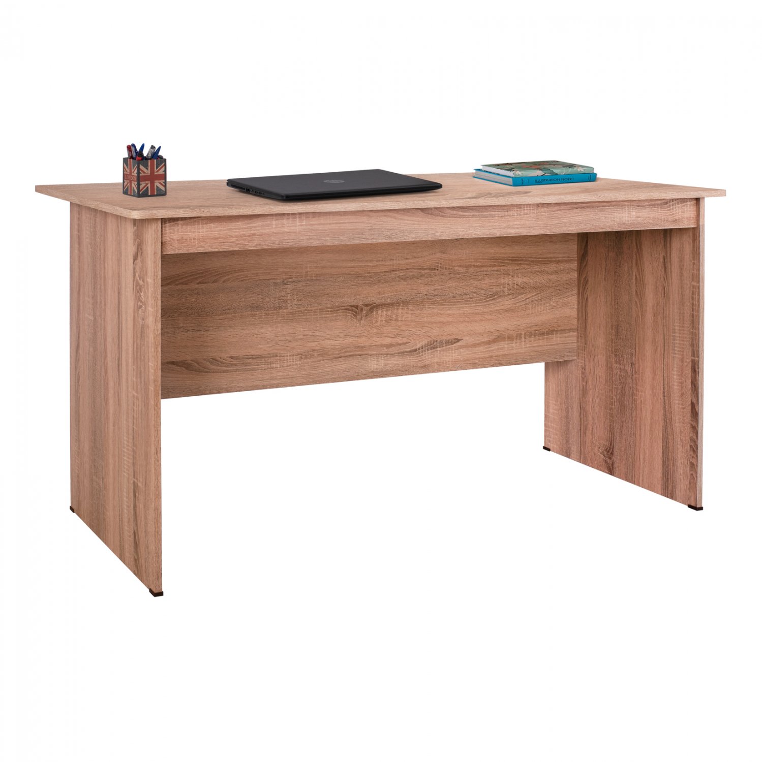 grafeio-melaminis-120x71x745-fb9228502-s ΓΡΑΦΕΙΟ ΜΕΛΑΜΙΝΗΣ HAYDEN 120x71x74,5 HM2285.02 ΣΕ ΧΡΩΜΑ SONAMA - Image 1