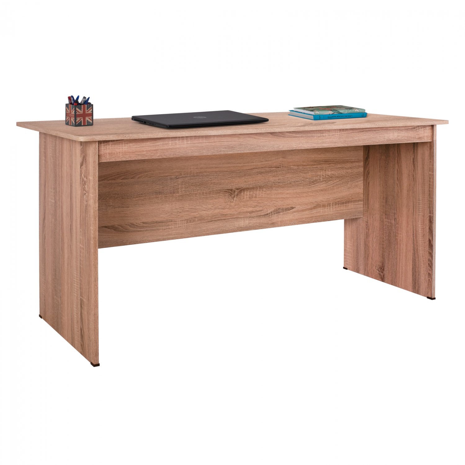 grafeio-melaminis-150x71x745-fb9228402-s ΓΡΑΦΕΙΟ ΜΕΛΑΜΙΝΗΣ HAYDEN 150x71x74,5 HM2284.02 ΣΕ ΧΡΩΜΑ SONAMA - Image 1