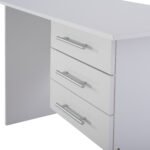ΓΡΑΦΕΙΟ ΜΕΛΑΜΙΝΗΣ ENSLEY HM2029.05 ΜΕ 3 ΣΥΡΤΑΡΙΑ ΛΕΥΚΟ 120X60X76 εκ. - Image 5