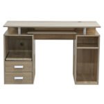 ΓΡΑΦΕΙΟ ΜΕΛΑΜΙΝΗΣ STATUS HM2026.02 SONOMA-ΛΕΥΚΟ 120Χ55Χ76 εκ. - Image 2