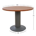 ΓΡΑΦΕΙΟ ΣΥΝΕΔΡΙΑΣΕΩΝ VANCE ΕΠΑΓΓΕΛΜΑΤΙΚΟ ΣΤΡ. ΚΕΡΑΣΙ HM2054.13 Φ105Χ75Υ εκ. - Image 2