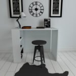 ΓΡΑΦΕΙΟ ΥΠΟΛΟΓΙΣΤΗ AVELINE ΜΕΛΑΜΙΝΗΣ ΛΕΥΚΟ HM8884.01 90Χ50Χ70Υεκ. - Image 4