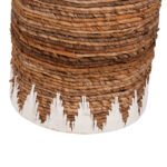 ΚΑΛΑΘΙΑ ΨΑΘΙΝΑ ΣΤΡΟΓΓΥΛΑ ΜΕ ΚΑΠΑΚΙ ΣΕΤ 3τμχ HM4306 ΣΕ ΦΥΣΙΚΟ-ΛΕΥΚΟ Φ42x63Υεκ. - Image 5