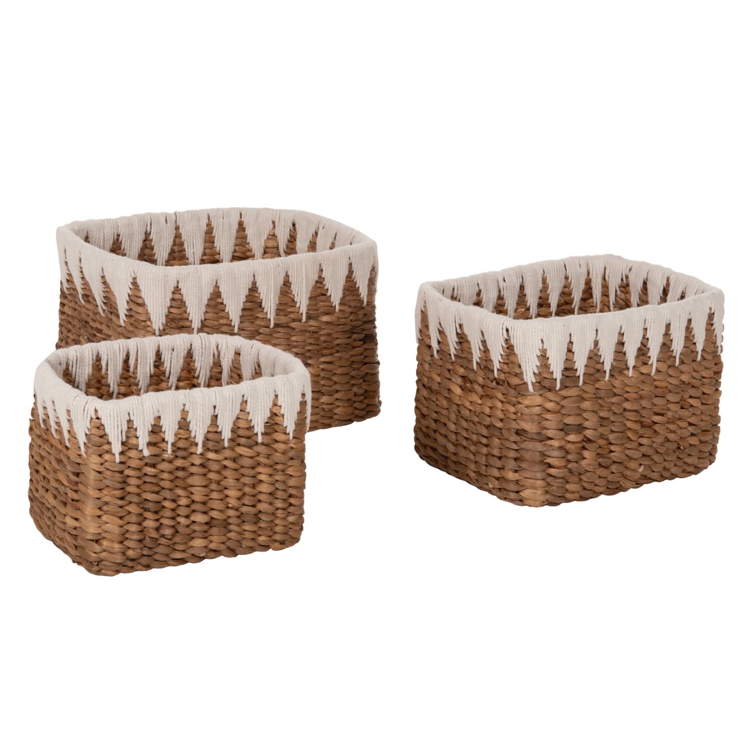 kalathia-psathina-tetragona-fb94296-set- ΚΑΛΑΘΙΑ ΨΑΘΙΝΑ ΤΕΤΡΑΓΩΝΑ HM4296 ΣΕΤ 3- ΦΛΟΙΟΣ ΔΕΝΤΡΟΥ ΜΠΑΝΑΝΑΣ 40x30x25Υεκ. - Image 1