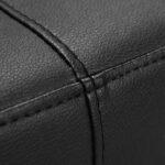 ΚΑΝΑΠΕΣ 2 ΘΕΣΙΟΣ CUBO PU ΜΑΥΡΟ HM3033.02 120χ71χ73Υεκ. - Image 2