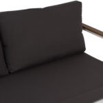 ΚΑΝΑΠΕΣ 2-ΘΕΣΙΟΣ SAFIYA HM5523.01 ΑΛΟΥΜΙΝΙΟ ΛΕΥΚΟ-ΑΝΘΡΑΚΙ ΜΑΞΙΛΑΡΙΑ 144x70x85Υεκ - Image 5