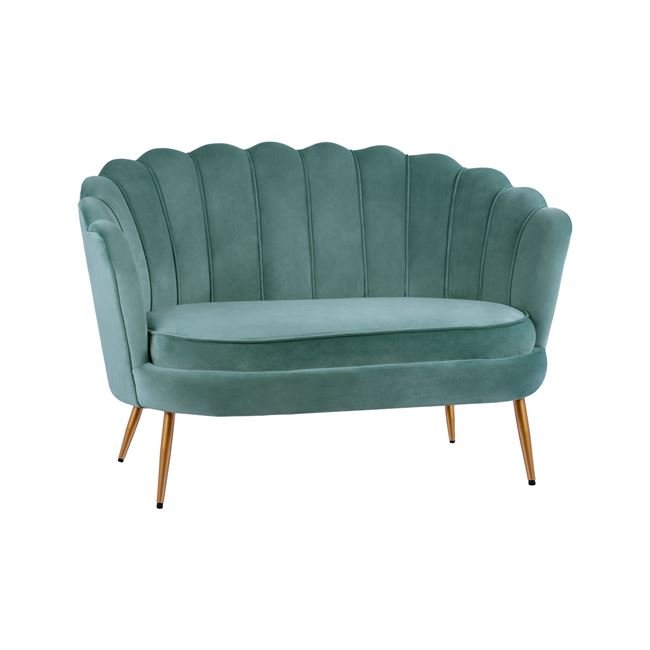 kanapes-2thesios-coquille-hm862707-apo-f ΚΑΝΑΠΕΣ 2ΘΕΣΙΟΣ COQUILLE HM8627.07 ΑΠΟ ΦΥΣΤΙΚΙ ΒΕΛΟΥΔΟ ΜΕ ΧΡΥΣΑ ΠΟΔΙΑ 130x81x86Υ εκ. - Image 1