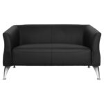 ΚΑΝΑΠΕΣ 2ΘΕΣΙΟΣ KIANA HM3122.21 ΜΕ ΜΑΥΡΟ PU 130x75x71 εκ. - Image 3