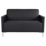 ΚΑΝΑΠΕΣ 2ΘΕΣΙΟΣ NELLIE HM3159.21 ΜΕ ΜΑΥΡΟ PU 113x71x71Υ εκ. - Image 3