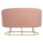 ΚΑΝΑΠΕΣ 2ΘΕΣΙΟΣ ARIEN HM8492.22 ΣΑΠΙΟ ΜΗΛΟ ΜΠΟΥΚΛΕ ΜΕ ΧΡΥΣΗ ΒΑΣΗ 130X75X85Yεκ. - Image 6