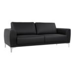 ΚΑΝΑΠΕΣ 3ΘΕΣΙΟΣ KENZIE HM3121.31 ΜΕ ΜΑΥΡΟ PU 190x81x81 εκ.