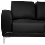 ΚΑΝΑΠΕΣ 3ΘΕΣΙΟΣ KENZIE HM3121.31 ΜΕ ΜΑΥΡΟ PU 190x81x81 εκ. - Image 5