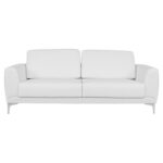 ΚΑΝΑΠΕΣ 3ΘΕΣΙΟΣ KENZIE HM3121.32 ΜΕ ΛΕΥΚΟ PU 190x81x81 εκ. - Image 3