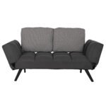 ΚΑΝΑΠΕΣ 3ΘΕΣΙΟΣ ΠΟΛΥΜΟΡΦΙΚΟΣ HM3169.01 ΓΚΡΙ ΜΕ ΜΑΞΙΛΑΡΙΑ 190Χ75Χ89Υ εκ. - Image 4