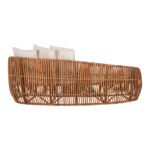 ΚΑΝΑΠΕΣ-ΑΝΑΚΛΙΝΤΡΟ LANTRY HM5991 ΦΥΣΙΚΟ RATTAN- ΛΕΥΚΑ ΜΑΞΙΛΑΡΙΑ 215x60x78Yεκ. - Image 6