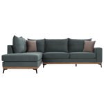 ΚΑΝΑΠΕΣ ΑΡΙΣΤΕΡΗ ΓΩΝΙΑ MESINA ΥΦΑΣΜΑ ΑΛΕΚΙΑΣΤΟ ΜΕΝΤΑ 290Χ240Χ94Υεκ. HM3253.07L - Image 3