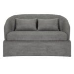 ΚΑΝΑΠΕΣ ΔΙΘΕΣΙΟΣ BEVY2 HM9678.01 ΓΚΡΙ ΜΠΟΥΚΛΕ ΥΦΑΣΜΑ-ΜΕΤΑΛΛΙΚΟΣ ΣΚΕΛΕΤΟΣ 128x72x74Υεκ. - Image 3