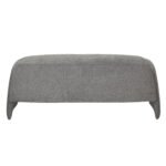 ΚΑΝΑΠΕΣ ΔΙΘΕΣΙΟΣ LAFORGE HM9680.01 ΜΕΤΑΛΛΙΚΟΣ ΣΚΕΛΕΤΟΣ-ΓΚΡΙ ΜΠΟΥΚΛΕ ΥΦΑΣΜΑ 160x80x63Υεκ. - Image 5