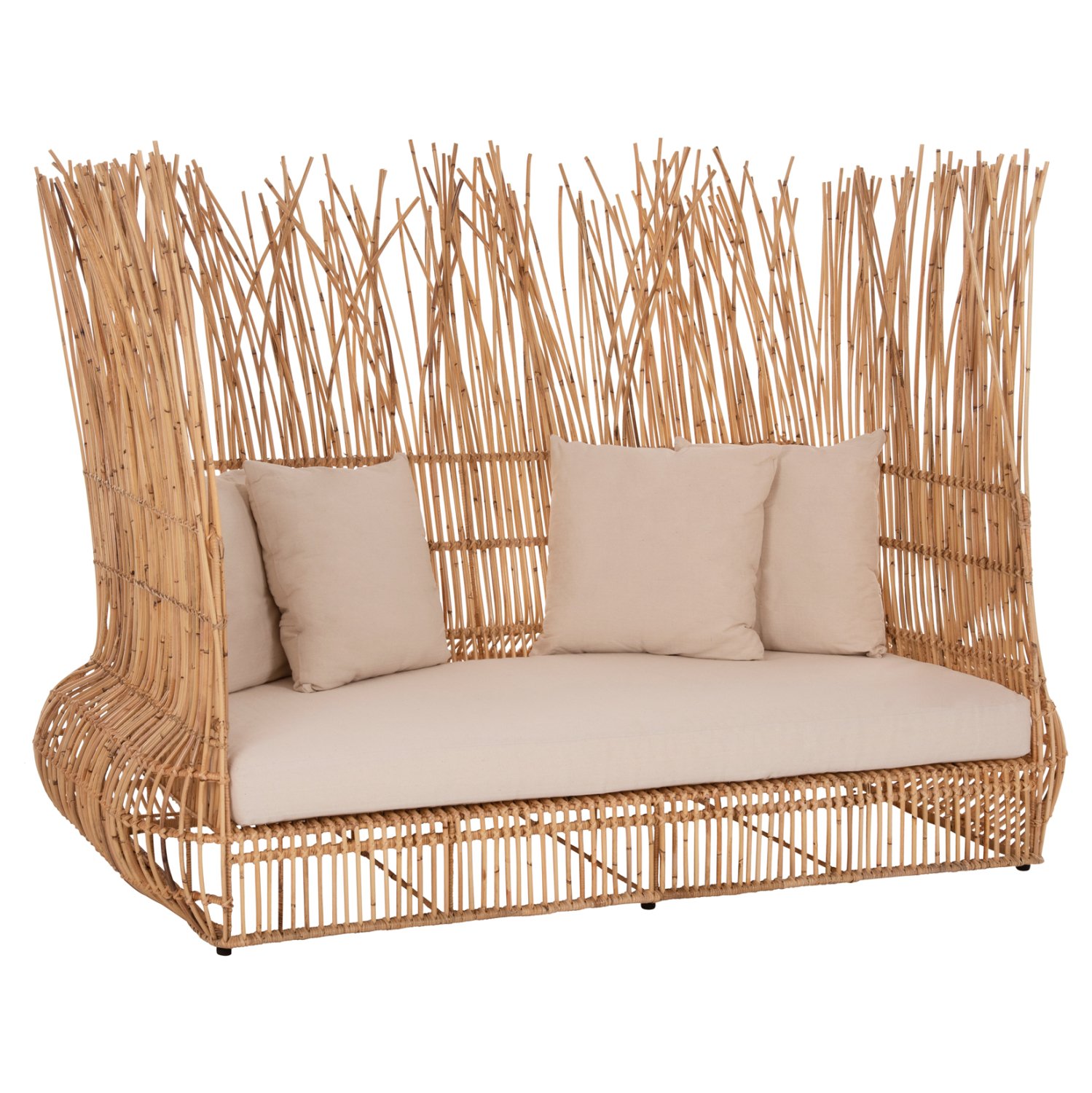kanapes-ex-choroy-fb95988-kalamia-rattan ΚΑΝΑΠΕΣ ΕΞ. ΧΩΡΟΥ ZEPHYR HM5988 ΚΑΛΑΜΙΑ RATTAN ΦΥΣΙΚΟ-ΜΠΕΖ ΜΑΞΙΛΑΡΙΑ 200x120x142Yεκ. - Image 1