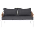 ΚΑΝΑΠΕΣ ΕΞ.ΧΩΡΟΥ 3ΘΕΣΙΟΣ MAERLY HM6055.01 ΑΛΟΥΜΙΝΙΟ ΛΕΥΚΟ-ΣΧΟΙΝΙ-ΑΝΘΡΑΚΙ ΜΑΞΙΛΑΡΙΑ - Image 3