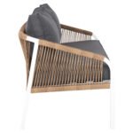 ΚΑΝΑΠΕΣ ΕΞ.ΧΩΡΟΥ 3ΘΕΣΙΟΣ MAERLY HM6055.01 ΑΛΟΥΜΙΝΙΟ ΛΕΥΚΟ-ΣΧΟΙΝΙ-ΑΝΘΡΑΚΙ ΜΑΞΙΛΑΡΙΑ - Image 4