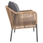 ΚΑΝΑΠΕΣ ΕΞ.ΧΩΡΟΥ BAFFIN HM6054.03 ΑΛΟΥΜ. ΑΝΘΡΑΚΙ-ΣΥΝΘ.RATTAN ΜΠΕΖ-ΑΝΘΡΑΚΙ ΜΑΞΙΛΑΡΙΑ - Image 4