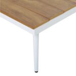 ΚΑΝΑΠΕΣ ΓΩΝΙΑ SABINE ΑΛΟΥΜΙΝΙΟΥ ΜΕ ΤΡΑΠΕΖΙ ΕΞ.ΧΩΡΟΥ ΛΕΥΚΟ HM5126.11 - Image 5